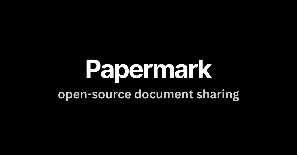 Papermark data room review: Open-source virtual data room